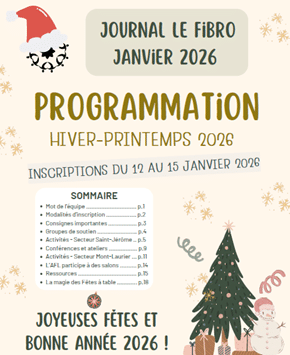 Journal Le Fibro - Janvier 2026